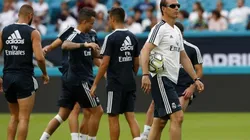 Lopetegui con sus gafas puestas