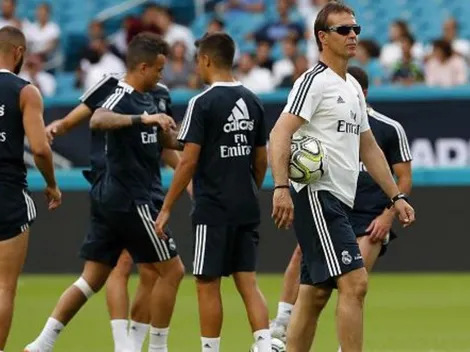 Julen Lopetegui usa gafas de sol por un motivo médico