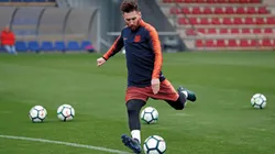 Lionel Messi se prepara para una nueva temporada con el Barcelona.