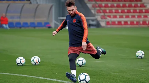 Lionel Messi se prepara para una nueva temporada con el Barcelona.