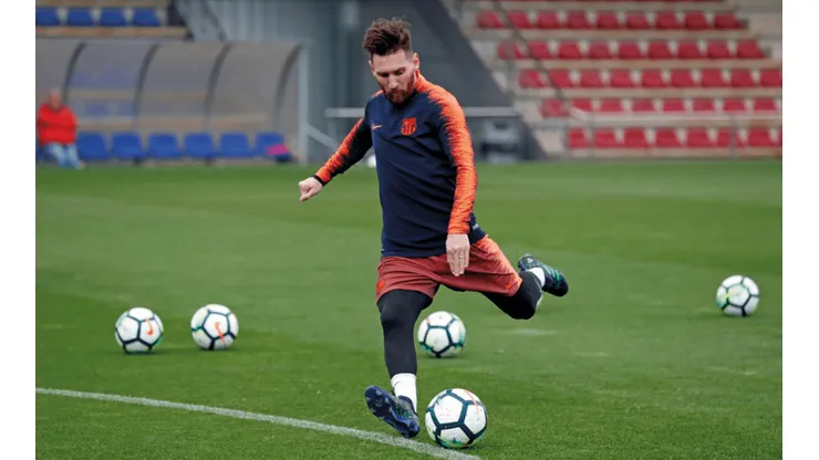 Lionel Messi se prepara para una nueva temporada con el Barcelona.