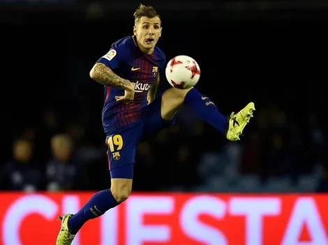 Lucas Digne se despidió de Barcelona antes de arribar al Everton