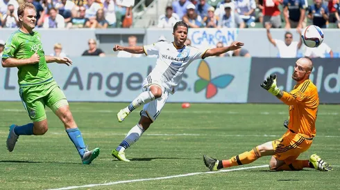 Gio fue el encargo de empatar el partido de Los Ángeles Galaxy
