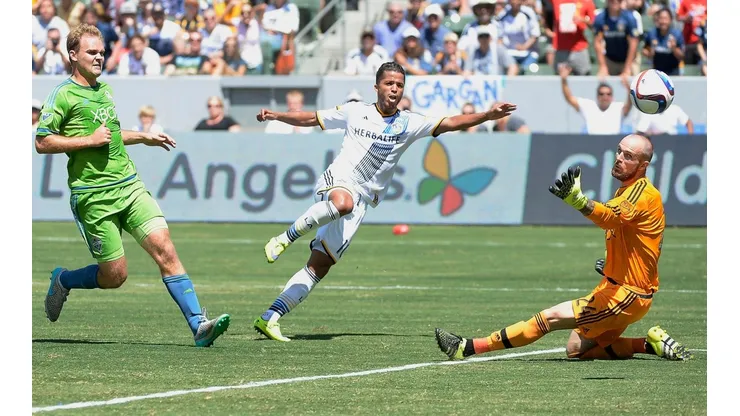 Gio fue el encargo de empatar el partido de Los Ángeles Galaxy