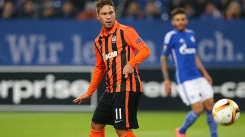 Marlos con la camiseta del elenco ucraniano.