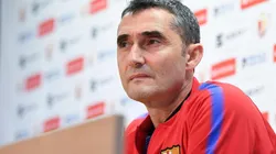 Valverde aseguró que Yerry Mina es un gran defensor y que lo tendría en cuenta en caso de que quiera triunfar en el Barça.