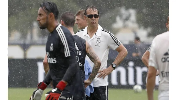 El Madrid no pudo terminar su entrenamiento