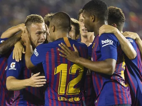 Arthur ya brilló con Barcelona