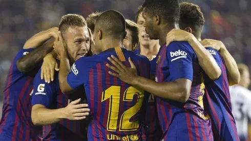 Arthur ya brilló con Barcelona