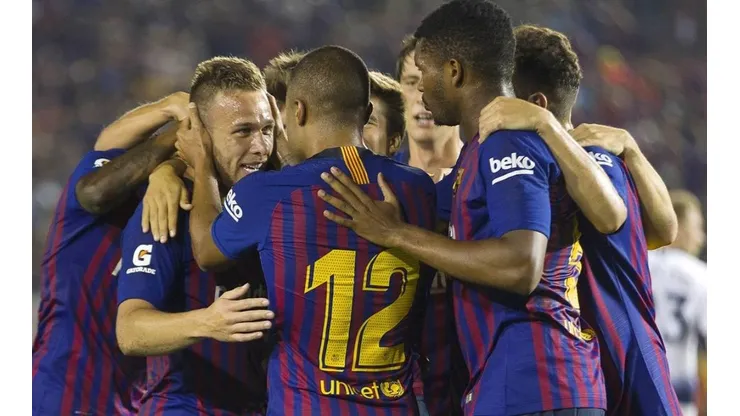 Arthur ya brilló con Barcelona