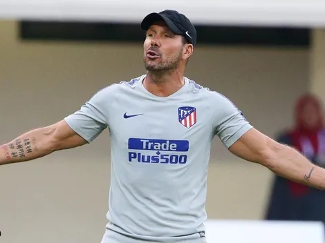 Simeone y su audio sobre Messi que se filtró en el Mundial