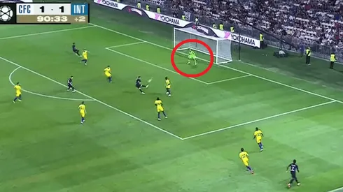 A los 90' y lo ganaba Inter: el atajadón de Caballero a Lautaro Martínez