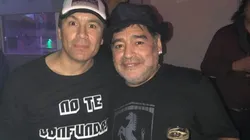 Maradona fue al recital de Pablito Lescano, él le regaló su remera y el Diego se volvió loco