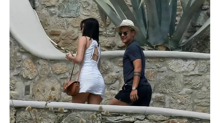 Foto de Paulo Dybala con Oriana Sabatini, su novia.