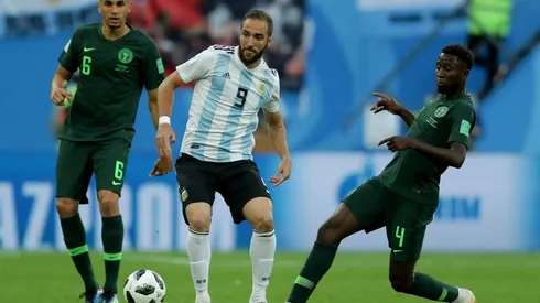 Foto de Gonzalo Higuaín, jugador de la Selección Argentina.