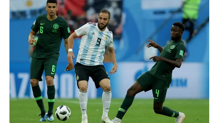 Foto de Gonzalo Higuaín, jugador de la Selección Argentina.