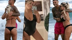 Fotos de Wanda Nara en la playa con Icardi.