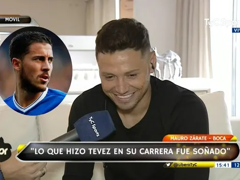 La anécdota de Mauro Zárate cuando quiso dejar en offside a Hazard