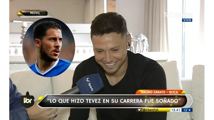 La anécdota de Mauro Zárate cuando quiso dejar en offside a Hazard