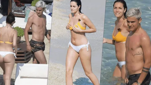 Foto de Oriana Sabatini con Paulo Dybala