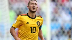 Foto de Eden Hazard, jugador de la Selección de Bélgica.