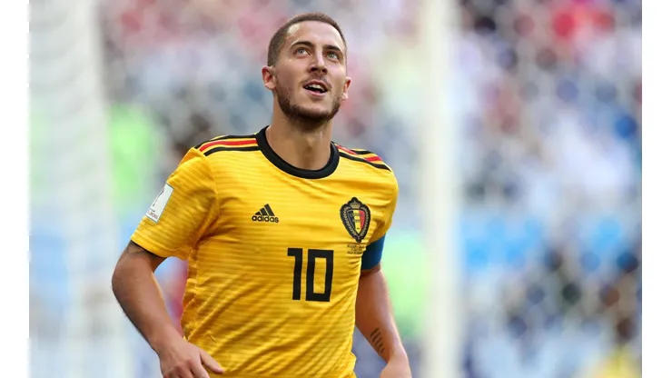 Foto de Eden Hazard, jugador de la Selección de Bélgica.