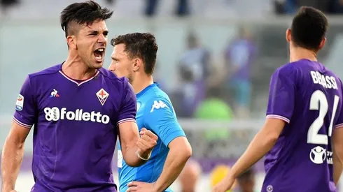 Foto de Gio Simeone, jugador de la Fiorentina.
