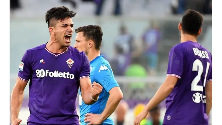 Foto de Gio Simeone, jugador de la Fiorentina.