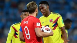 Foto de Yerry Mina, jugador de Colombia.