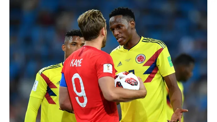 Foto de Yerry Mina, jugador de Colombia.