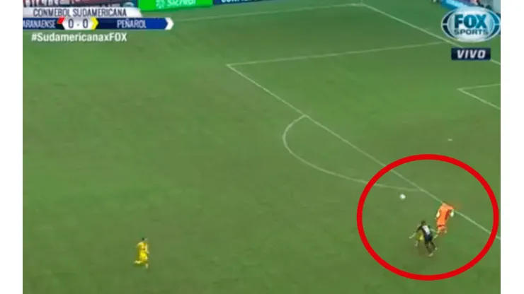 Dawson salió mal y gol de Peñarol.