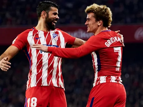 Griezmann le dijo "gordo" a Diego Costa en una foto de Instagram