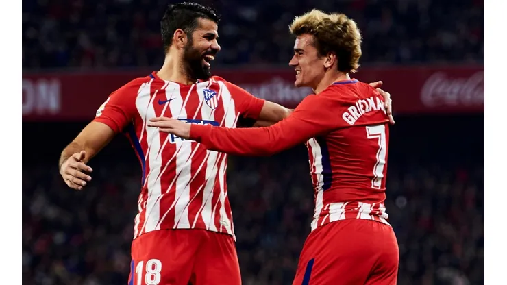 Griezmann y un raro comentario en la foto de Diego Costa
