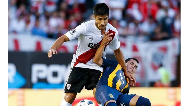 ¿MÁS JUGADORES? Lollo podría seguir el camino de Larrondo y Rossi e irse de River (Foto: Getty).