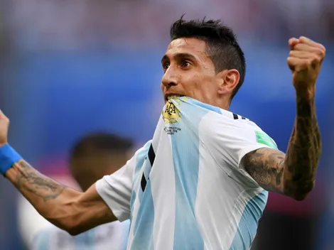 Por algo le dicen "Fideo": Di María en traje baño antes de meterse a la pileta