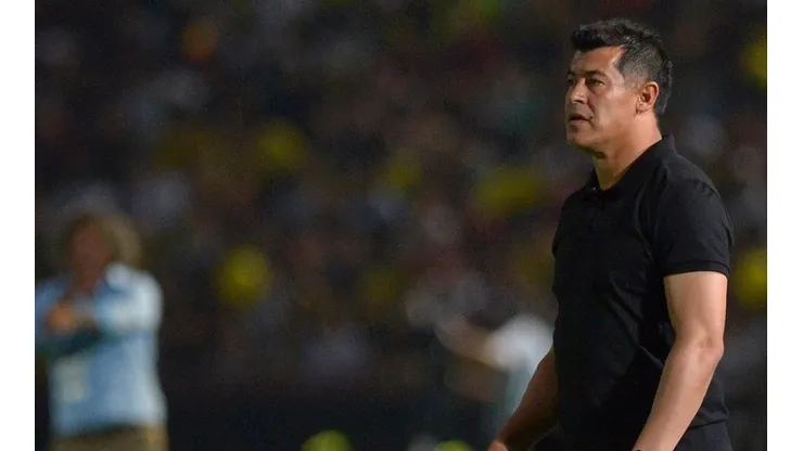 Jorge Almirón ironizó en su conferencia de prensa tras la derrota de Atlético Nacional.