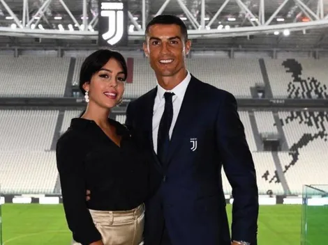 Con un short negro, Georgina se robó las miradas en la foto de Cristiano
