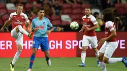 Foto de amistoso entre Atlético Madrid y Real Madrid.