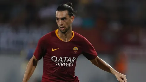 NUEVO EQUIPO. Javier Pastore con Roma en el encuentro contra Tottenham (Foto: Getty).