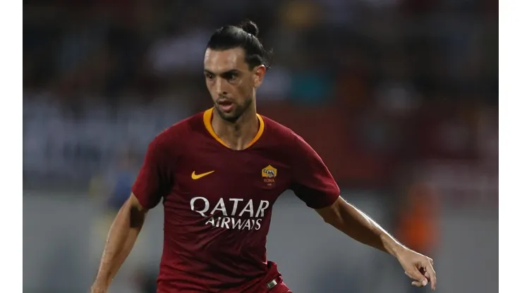 NUEVO EQUIPO. Javier Pastore con Roma en el encuentro contra Tottenham (Foto: Getty).