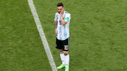 SIN RESPUESTAS. La frustración de Lionel Messi después de la derrota contra Francia (Foto: Getty).