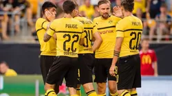 Benfica remontó el partido ante el Borussia Dortmund y el show de goles fue 2-2