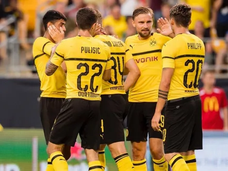 Benfica remontó el partido ante el Borussia Dortmund y el show de goles fue 2-2