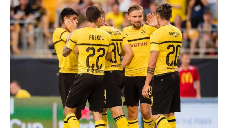 Benfica remontó el partido ante el Borussia Dortmund y el show de goles fue 2-2