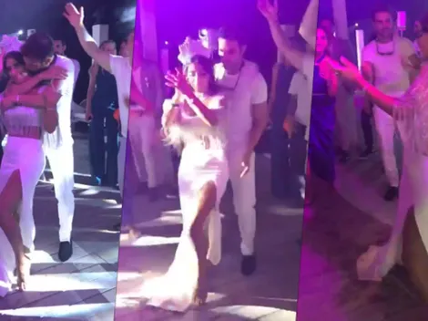 Antonella Roccuzzo, la mujer de Messi, filmó a la de Fábregas bailando en su boda
