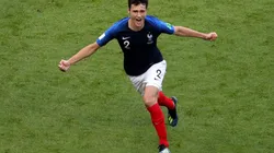 Pavard festeja el gol ante Argentina