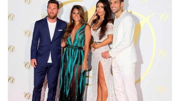 Messi y Antonella estuvieron en el casamiento privado de Cesc Fábregas en Ibiza