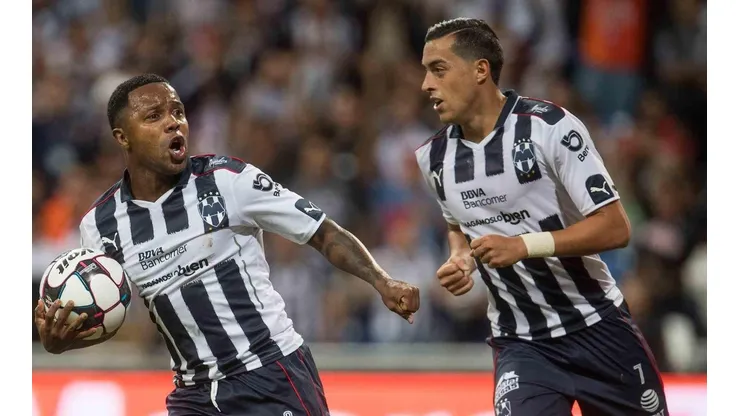 Dorlan Pabón y Rogelio Funes Mori se sumaron a los entrenamientos de Monterrey.