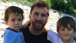 La pose del hijo de Messi que explotó en Twitter