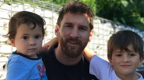 La pose del hijo de Messi que explotó en Twitter